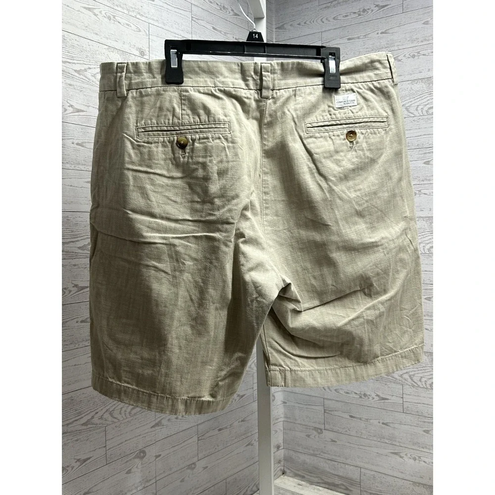 Vineyard Vines Stretch Breaker Khaki Shorts Mens 34 Golf‎ Pockets 100% Cotton